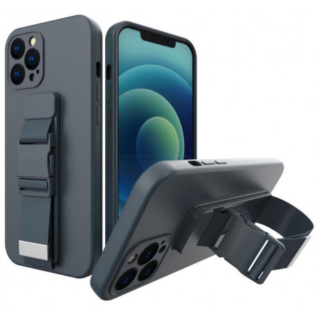 Hurtel защитный чехол Rope Case Samsung Galaxy A52s 5G/A52 5G/A52 4G, темно-синий