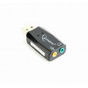 Gembird SC-USB2.0-01 cable gender changer 2 x 3.5mm Black