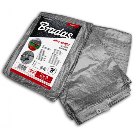 Reinforced tarpaulin ULTRA WEIGHT 260g, 8 x 12m