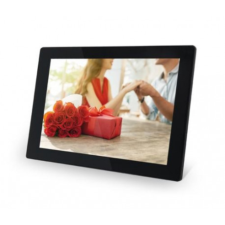 Aligator ALFR01 digital photo frame Black 25.6 cm (10.1") Touchscreen Wi-Fi