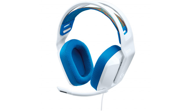 LOGITECH G335 Wired Gaming Headset - WHITE - 3.5 MM