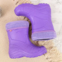 Jr. Befado purple galoshes with a sock (24)