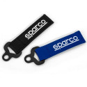 Keychain Sparco S099070AZ Black Blue Leather Selection