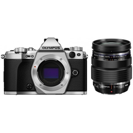 Olympus OM-D E-M5 Mark II + 12-40mm Pro Kit, sivler