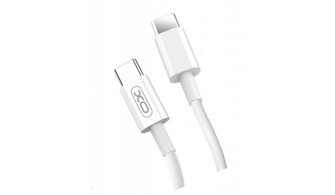 XO cable NB124 USB-C - USB-C 1m, white