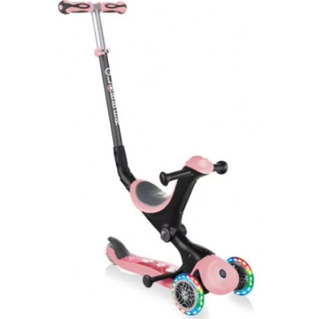 Globber самокат GO-UP Deluxe, светло-розовый