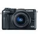 Canon EOS M6 + EF-M 15-45mm + 55-200mm IS STM, black
