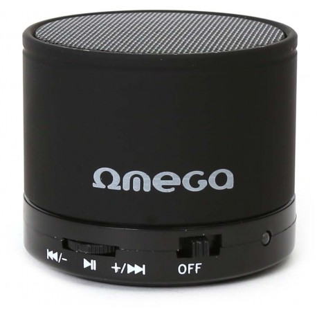 Omega wireless speaker Bluetooth V3.0 Alu 3in1 OG47B, black (42643)