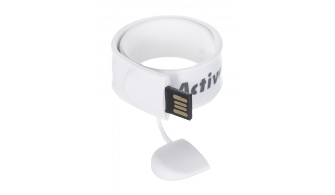 Activejet Wristband pendrive 16 GB white