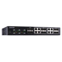QNAP QSW-1208-8C network switch Unmanaged None Black