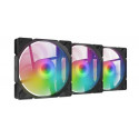 SilentiumPC Stella HP ARGB 120 PWM Kit Fan 12 cm Black, Light grey 3 pc(s)