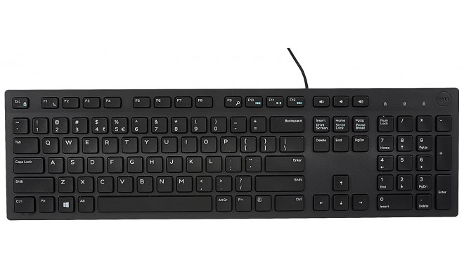 Dell keyboard KB216 EST, black