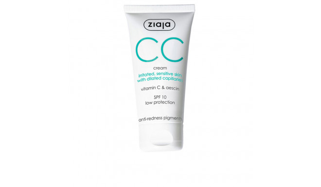 ZIAJA CC CREAM correctora para pieles irritadas y sensibles 50 ml