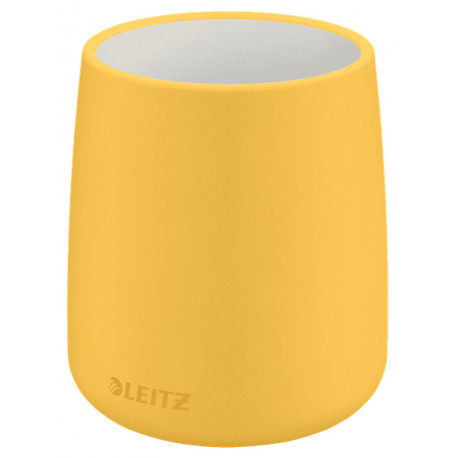 Pliiatsitops Leitz Cosy keraamiline, kollane, ümar 108 x 87 x 87 mm