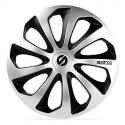 Ilukilbid Sparco Sicilia CS5 Must Hõbedane 13" (4 uds)