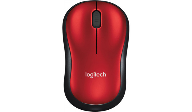 Logitech juhtmevaba hiir M185, must/punane