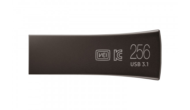 Samsung mälupulk 256GB BAR Plus USB 3.1, titan gray