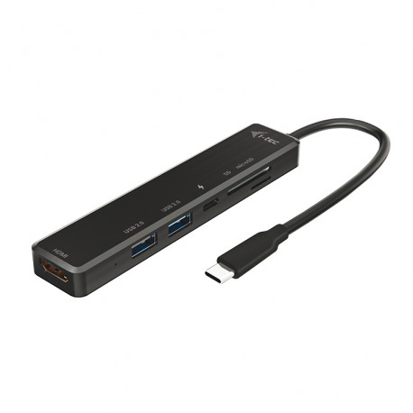 i-tec USB-C Travel Easy Docking Station 4K HDMI Czytnik kart + Power Delivery 60W