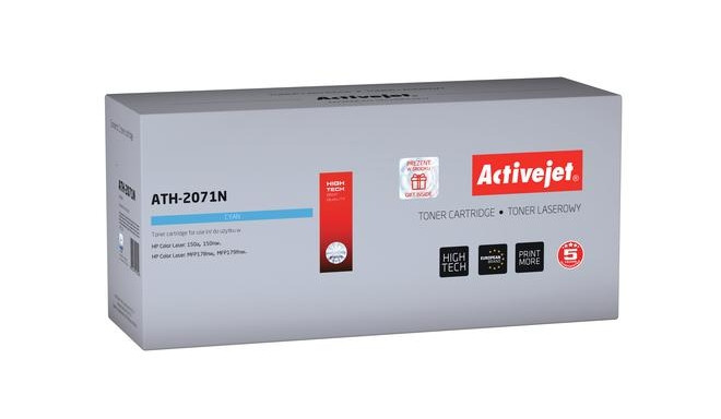 Activejet ATH-2071N toner (replacement for HP 117A 2071A; Supreme; 700 pages; cyan)