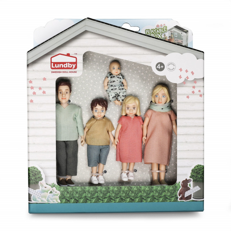 Lundby doll best sale family