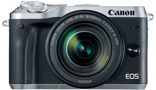 Canon EOS M6 + EF-M 18-150mm IS STM, sudrabots