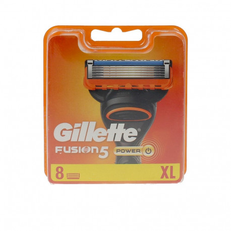 GILLETTE FUSION POWER cargador 8 recambios