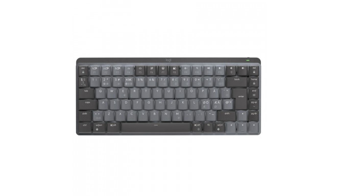 Logitech MX Mechanical Mini, Tactile, US, must - Juhtmevaba mehaaniline klaviatuur