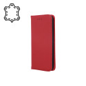 Genuine Leather Smart Pro case for Samsung Galaxy S21 FE maroon