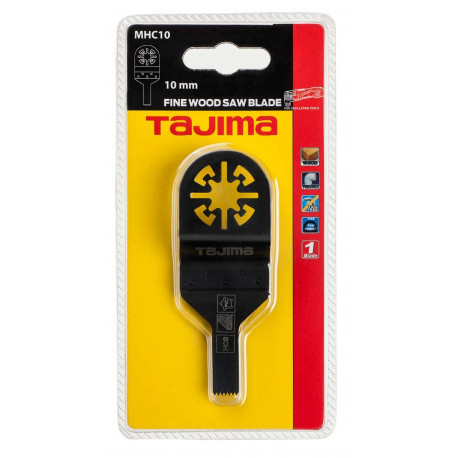 Tajima multitööriista saetera puidule, plastikule ja pehmele metallile, sirge 10mm