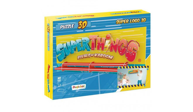 3D Puzle SuperThings 3D Superlogo 80 x 31 x 7,6 cm (80 x 31 x 7 cm)