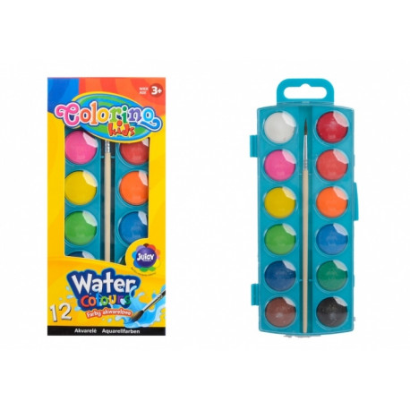 Colorino Kids Water colours small 12 colours