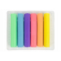 Colorino Pastel plasticine 6 colours round