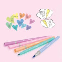 Double sided Colorino Pastel markers 10 colours