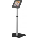 EPZI Floor Stand for iPad 2/3/4 / Air / Air2, Height 0.7 - 1.1m, Aluminum and Steel, Silver / Black 