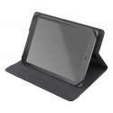 DELTACO universal tablet case, 9/10.1", integrated stand, 360 degree rotatable, black / TPF-1220