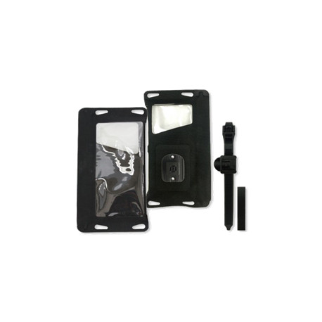 Waterproof fabric case with bicycle mount, IPX8, support for arms, TPU, black ARM-242