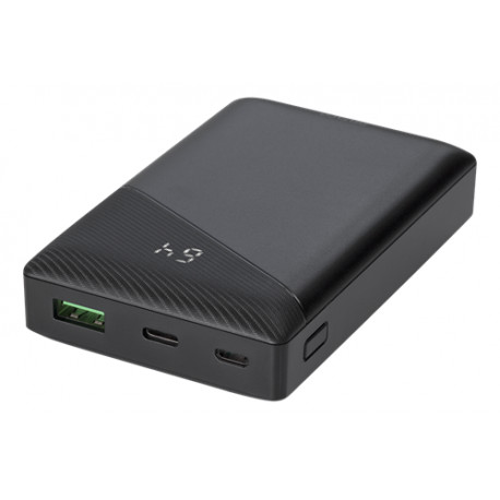 DELTACO Powerbank 10000 mAh, 3 A / 18 W, 37 Wh, 1x USB-A fast charge ...