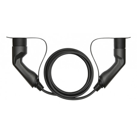 DELTACO e-Charge charging cable, type 2 to type 2, 1 phase, 16A, 3.6KW, 3m, black EV-1203