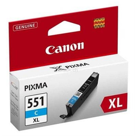 Canon tint CLI-551 XL, tsüaan (avatud pakend)