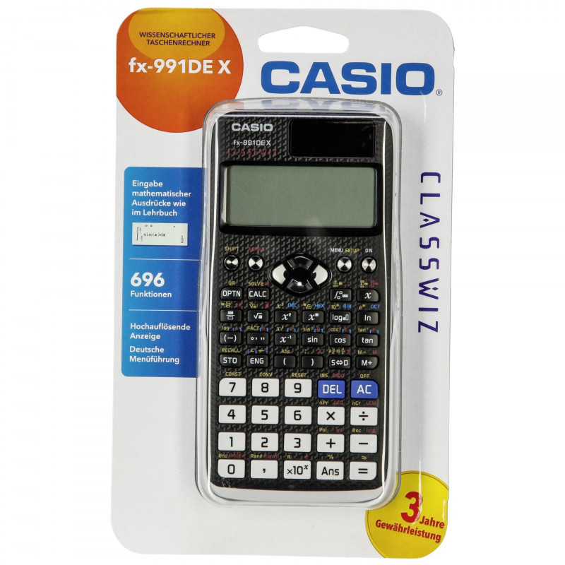 Casio Taschenrechner Fx 991dex Casio calculator FX-991DEX (open package) - Calculators - Photopoint.lv