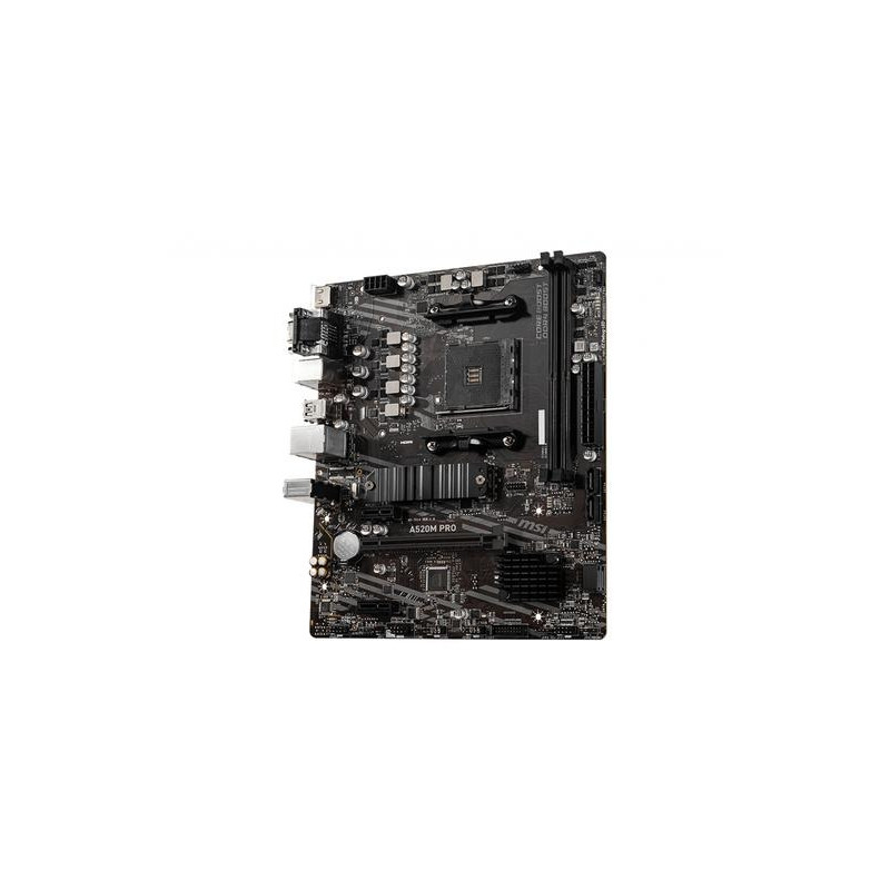 Msi a520 m a pro. Материнская плата MSI a520m-a Pro. Am4 MSI a520m Pro. MSI Pro a520m-a с крышкой.