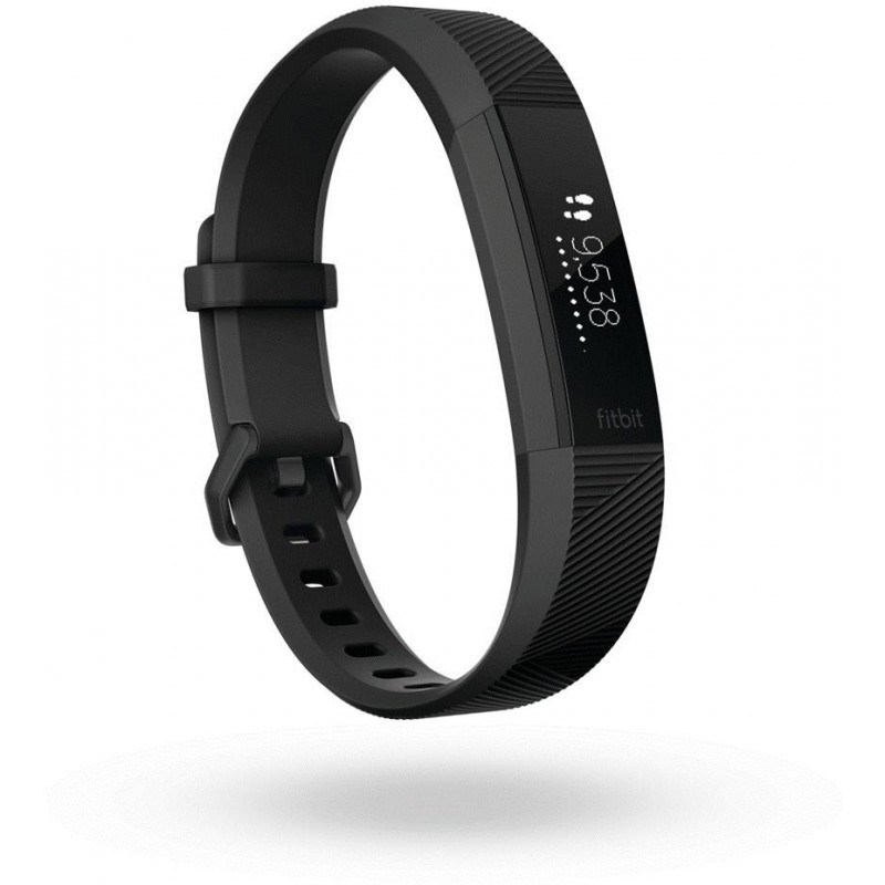 Fitbit activity tracker Alta HR S, black/gunmetal - Activity trackers ...