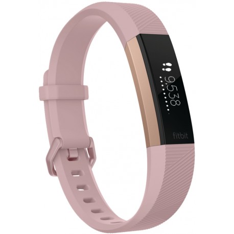 Fitbit трекер активности Alta HR S, розовый/золотистый