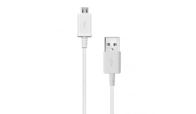 Fusion Universāls Micro USB Datu Kabelis 1m Balts