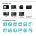 Fusion 50 in 1 lisakomplekt tegevuskaameratele / GoPro / HERO9 / Xiaomi YI / EKEN / OSMO / MountDog 