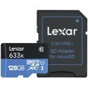 Lexar mälukaart microSDXC 128GB High-Performance 633x UHS-I Class 10 + adapter