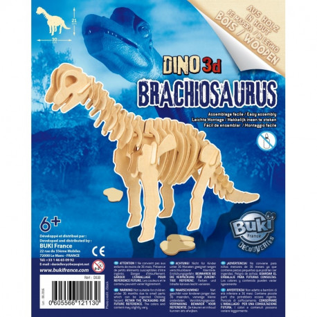 Wooden Dinos Construction Playset, Buki
