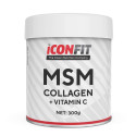 Iconfit MSM Collagen + Vitamiin C 300 g watermelon/arbuus