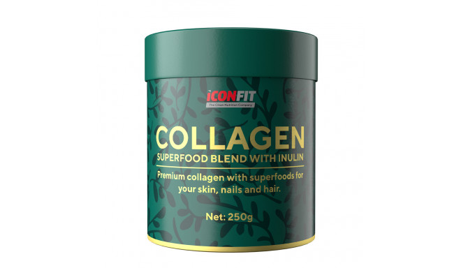ICONFIT Collagen Superfoods Inulin vaarikas-mustsõstar 250 g