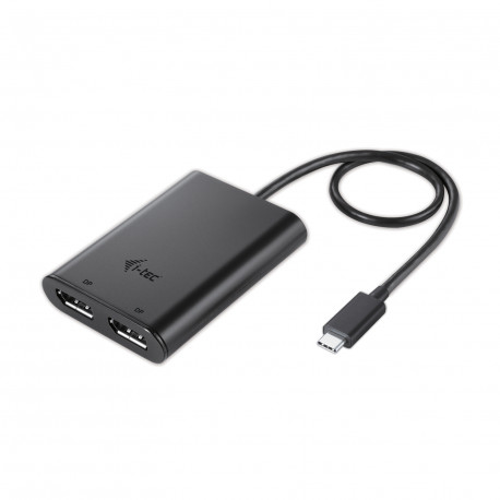 i-tec USB-C Dual Display Port Video Adapter 2x Display Port 4K Ultra HD kompatybilny z Thunderbolt3